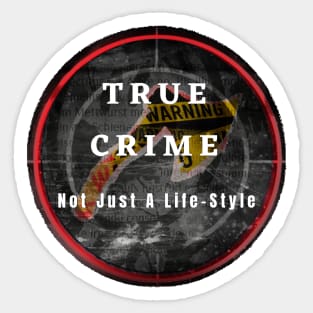 True Crime Sticker